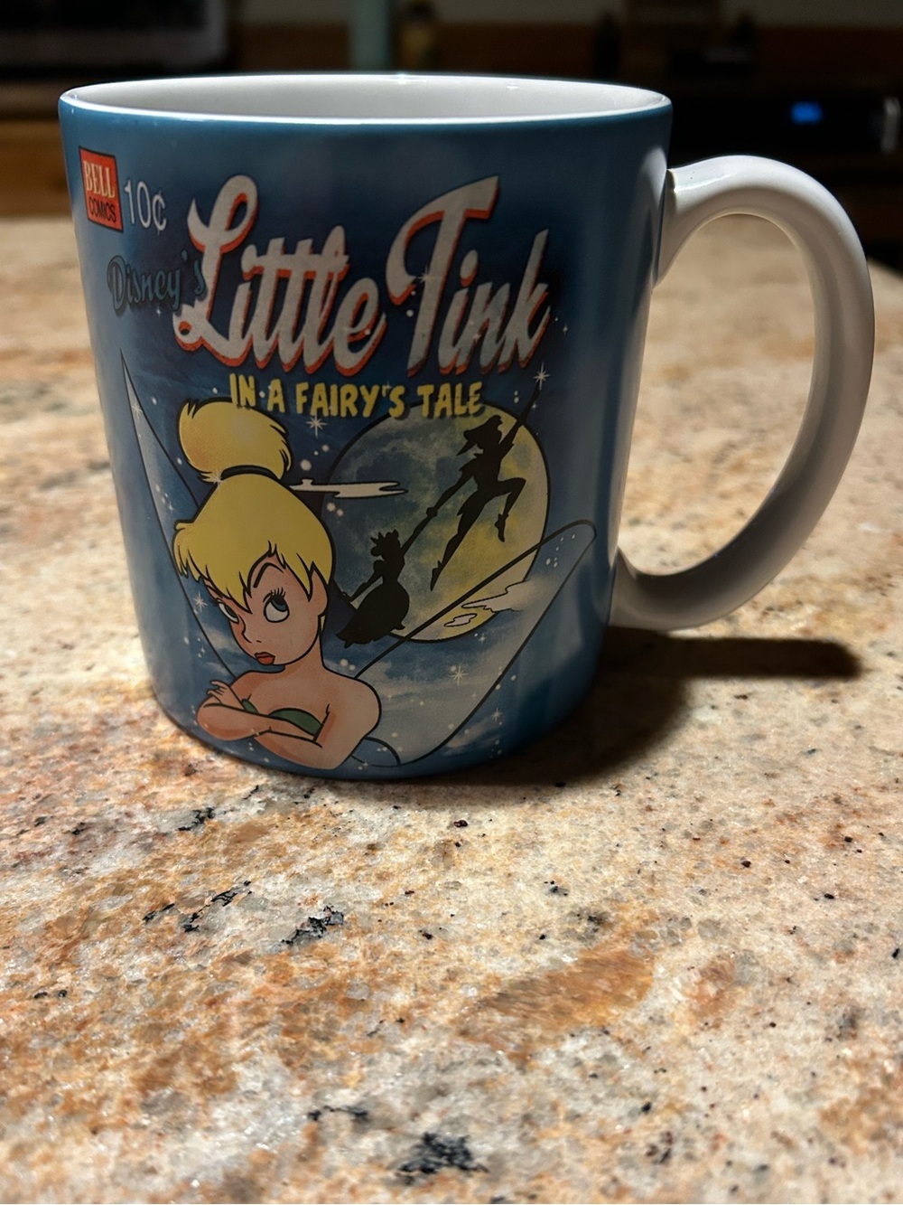 Disney “Little Tink”In A Fairy’s Tale Bell Comics 24oz Ceramic Mug Tinker Bell